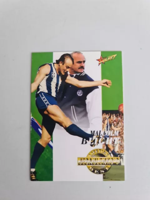 AFL 1995 Select North Melbourne - Malcolm Blight Lifetime Best Card No.425