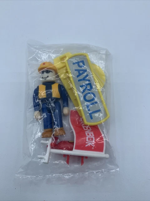 ROKENBOK 1 Figure Flag Fire Extinguisher Payroll Quarry Signs One New In Package ROKENBOK 1 Figure Flag Fire Extinguisher Payroll Quarry Signs One New In Package