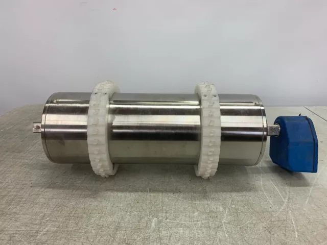 VAN DER GRAAF TM127A25-0405 5"x14" Stainless Drum Motor 3PH 1/2HP 230/400 volt