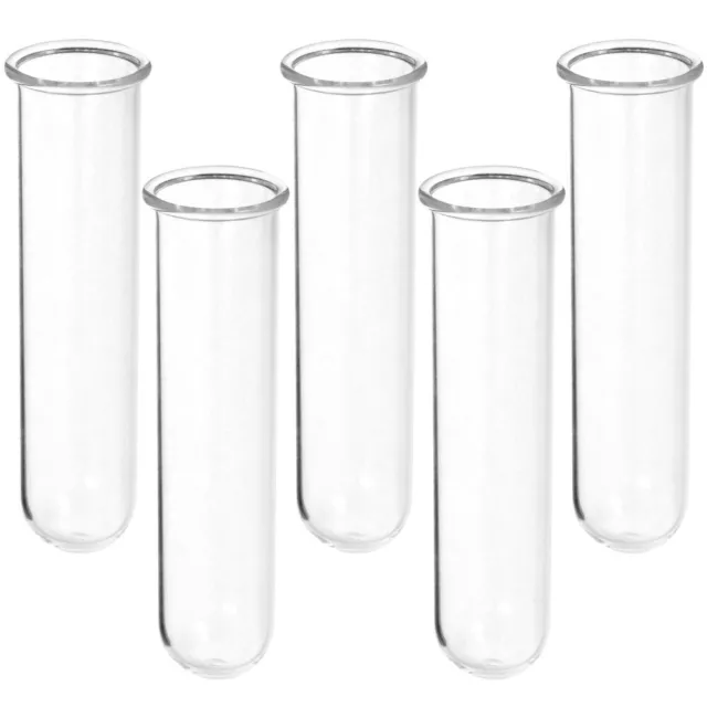 5Pcs Glass Test Tube Propagation Planter Clear Propagation Tube Plant Terrarium