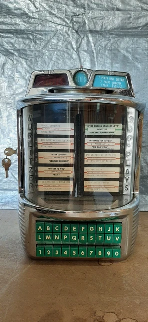 Nice 1950's Wurlitzer Jukebox Wallbox 5250 200 Plays For Restoration