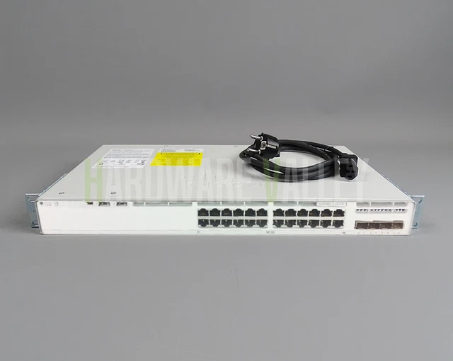 CISCO C9200L-24P-4G-E CATALYST 9200L 24-port PoE+, 4 x 1G, Network ...