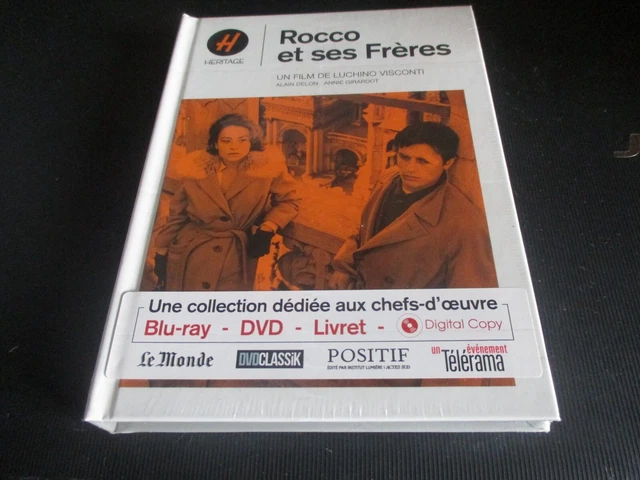 MEDIABOOK BLU-RAY + DVD NEUF "ROCCO ET SES FRERES" Alain DELON LUCHINO VISCONTI