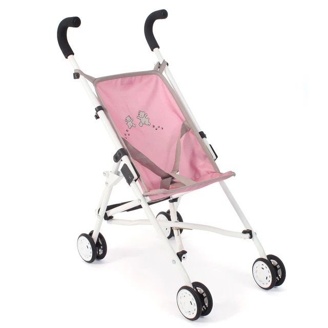 Bayer Chic 2000-Mini Passeggino Per Bambole Roma, Colore Stella Lilla, Adatto Per Bambole Fino A 52 Cm, Pieghevole