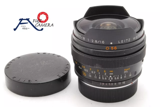 ◉ Optique Near Mint ◉ Leica Leitz Wetzlar Elmarit R 16MM F2.8 Objectif Fisheye 3