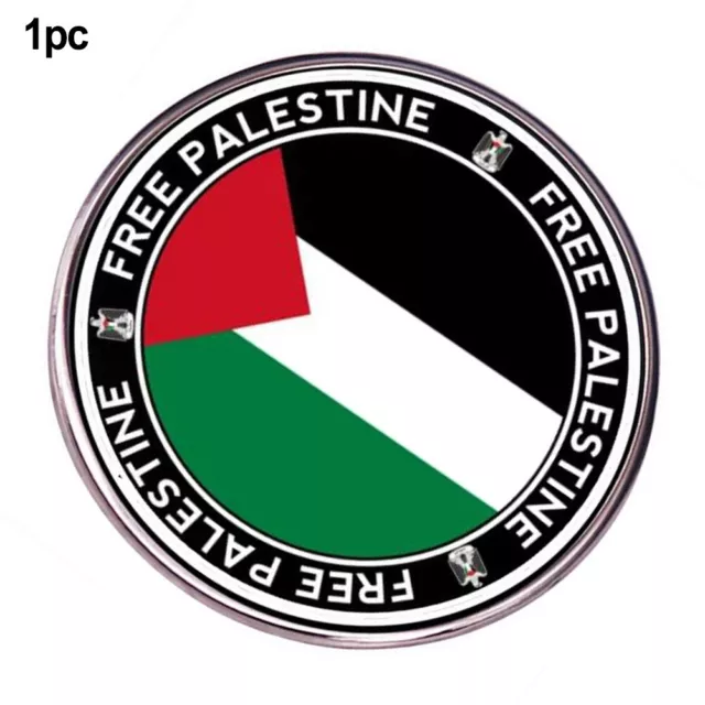 Insigne en alliage métal alliage drapeau palestinien pour un look sophistiqué 2