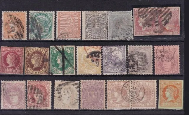 Lote 21 sellos clásicos. precio catálogo 137€