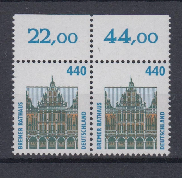 Bund 1937 waagerechtes Paar SWK 440 Pf postfrisch