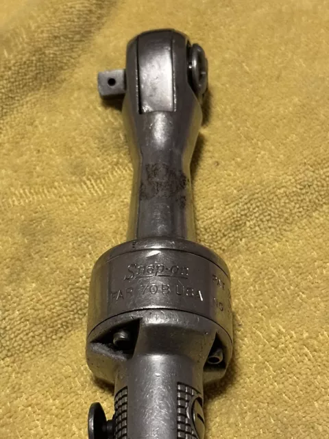 Vintage Snap-On FAR-70B Reversible 3/8” Drive Air Ratchet Collectible 3