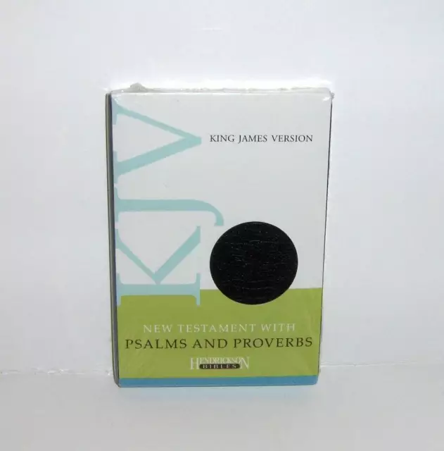 KJV NEW TESTAMENT with Psalms and Proverbs Hendrickson Bibles 2020 $12. ...