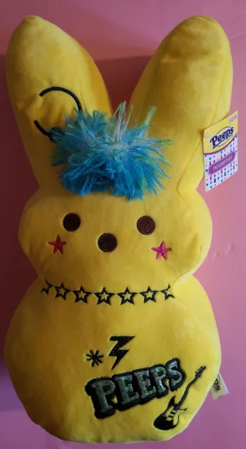 PEEPS* 15" YELLOW EASTER Emo Bunny Plush 2023 Ships FAST