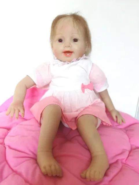 Poupée de nouveau-né souple 32cm pour fille, modèle de poupée de nouveau-né qui  parle