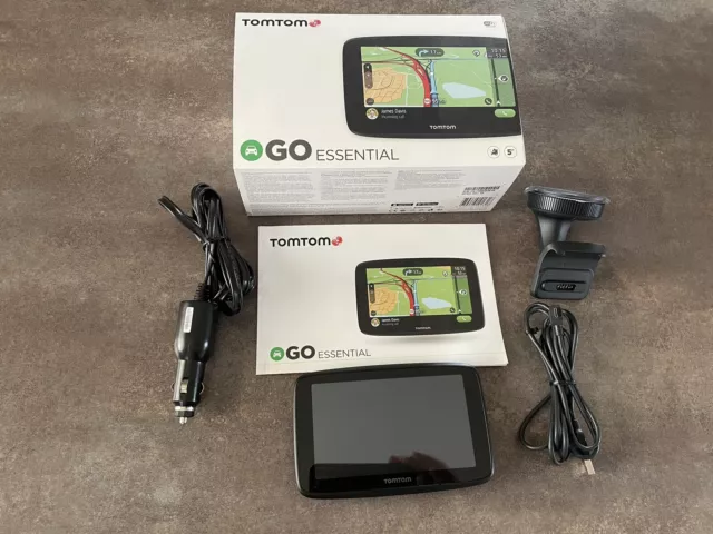 TomTom Navigationsgerät GO Essential (5 Zoll) Interactive Touch Screen Bluetooth