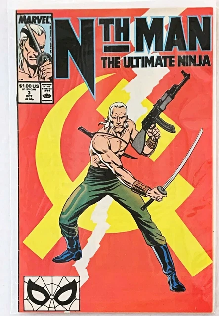 Nth Man The Ultimate Ninja #3 Marvel Comics 1989 Nm-