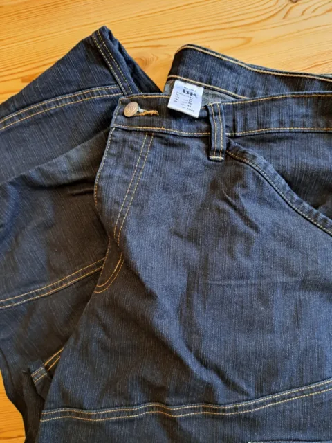 Arbeitshose BP Zollstocktasche, Gr. 56 Worker Jeans
