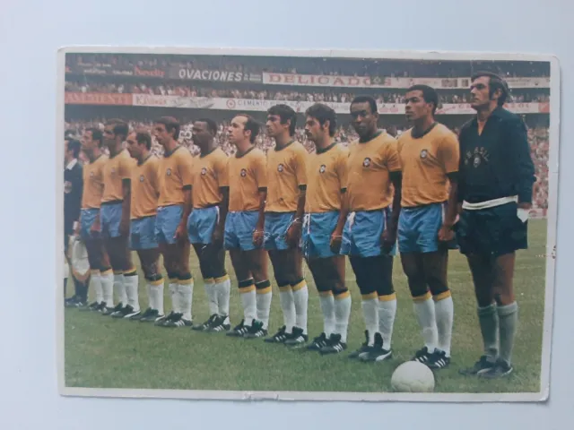 Bergmann Nr. 1 Pele Mexico 70/71 soccer card Team Brasilien brazil WM 1970
