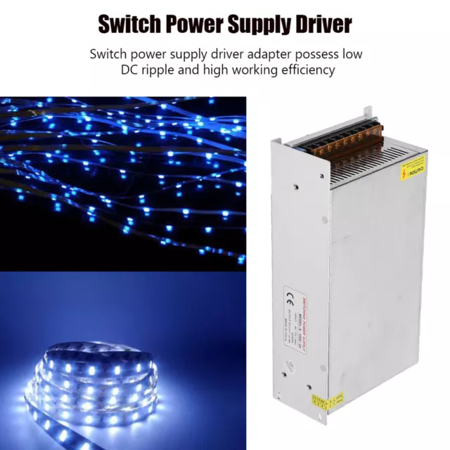 Switch PowerSupply Driver Adapter AluminumAlloy DC24V S-1000-24 24v 41.6a 1000W