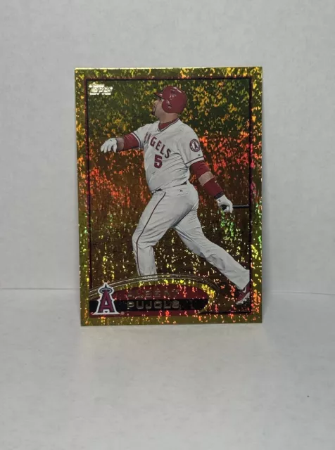 Albert Pujols #331 (2012 Topps Gold Sparkle) Baseball Card, Los Angeles Angels