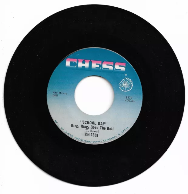 Chuck Berry - School Days ( Ring Ring Goes The Bell) - Chess - Ex Condition