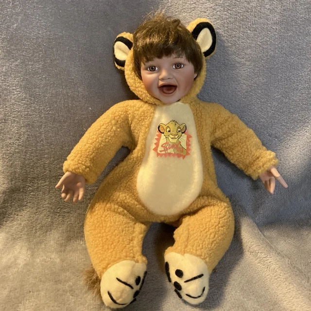 Disney Lion King Being Simba Porcelain Doll Ashton Drake Titus Tomescu, Rare!