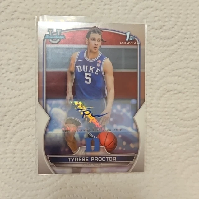 2023 BOWMAN CHROME U Caitlin Clark 1ère recrue RC #50 Université Iowa