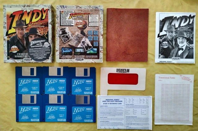 ATARI ST . Indiana Jones & The Last Crusade