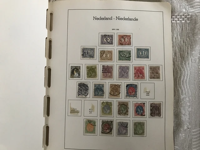 Sammlung Niederlande 1867 - 1984 postfrisch und gest. in  Leuchtturm-Vordrucken