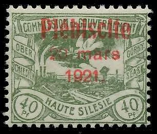 OBERSCHLESIEN Nr 35 postfrisch gepr. X4B0C22