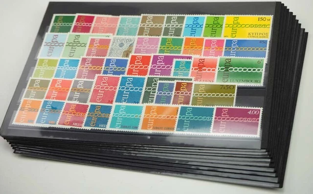 1971 Europa/Cept; 10 Jahrgänge postfrisch/MNH, ME 880,-