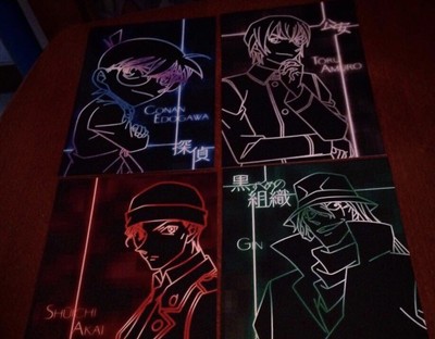 Detective Conan Cartoline Original Conan Store Japan Giappone Gin Akai Amuro 