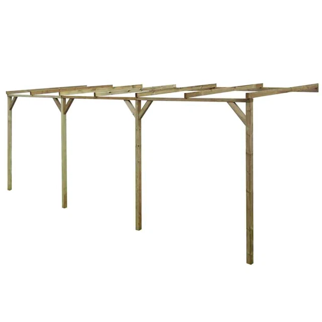 Anlehn-Pergola B-Ware 2x6x2,2 m Massivholz Kiefer Imprägniert vidaXL 2