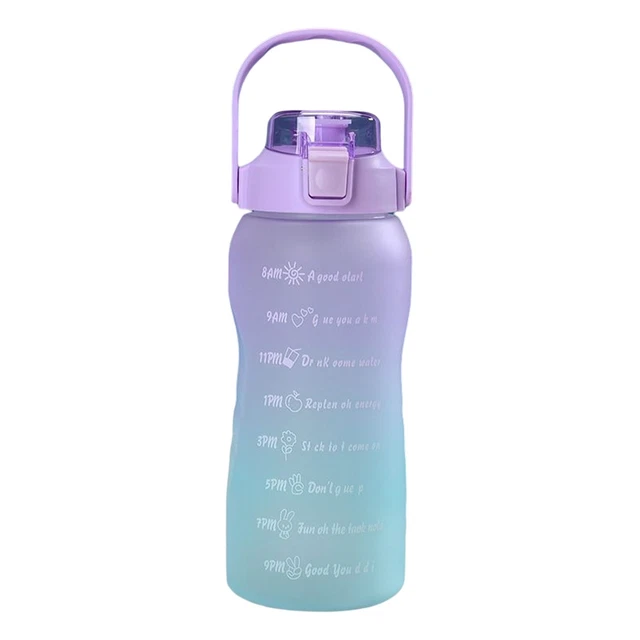 Botella de agua sellada contra fugas agua potable jugo taza de agua deportes al aire libre