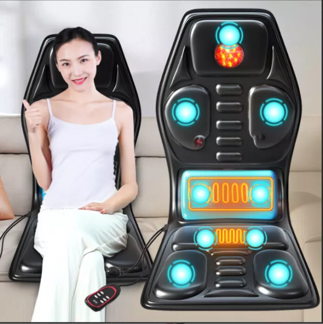 Massagesitzauflage 3D Massagegerät Wärmefunktion Vibrationsfunktion auto zuhaus