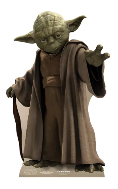 SC-473 Star Wars - Yoda Höhe 76cm Pappaufsteller Kinoaufsteller Figur