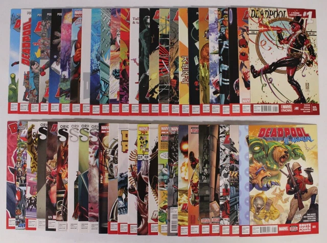 Deadpool #1-45 Complete Set + Annuals & 1:10 1:20 Variants Marvel 2013 Lot of 50