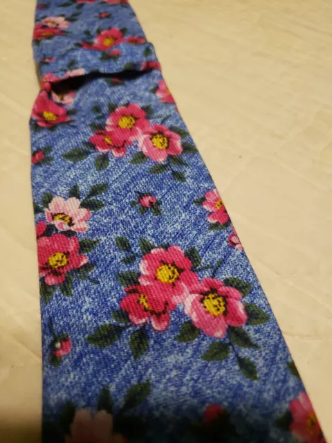 14th & Union Men's Pink  Landell Floral tie 2