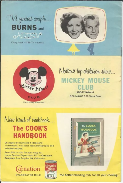 MA-038 Carnation Evaporated Milk Family Favorites 1950s-60s Advertising Cookbook 3