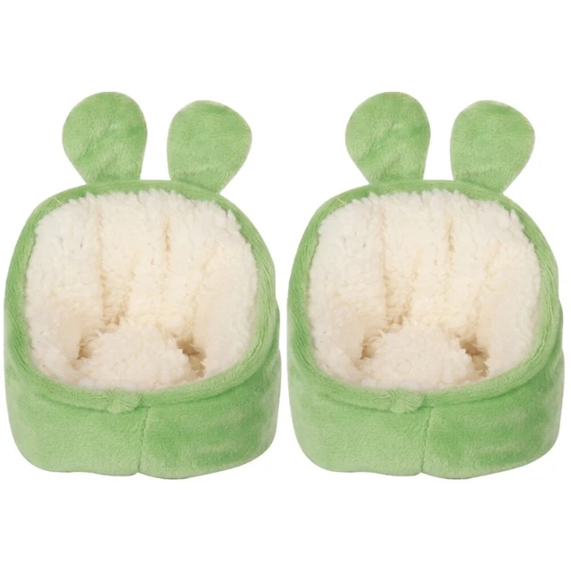 2 PCS hedgehog supplies Plüsch Hamsterbett Hamsterkäfig Chinchilla Meerschweinch
