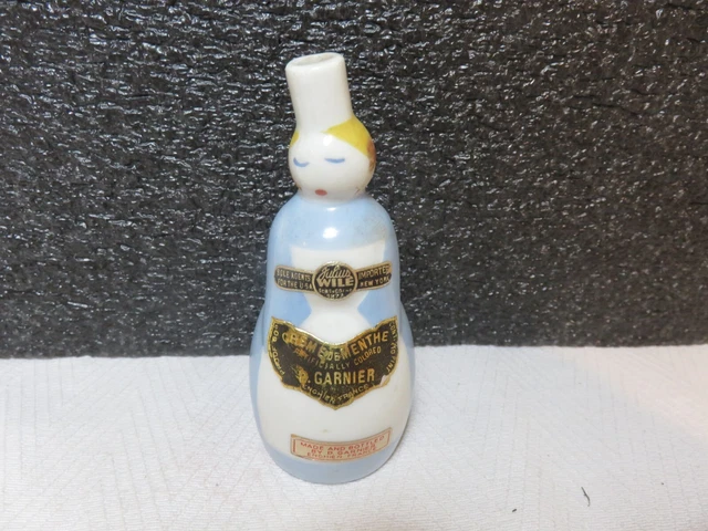 Vintage Limoges Julius Wile figural bottle       ships USPS for USA
