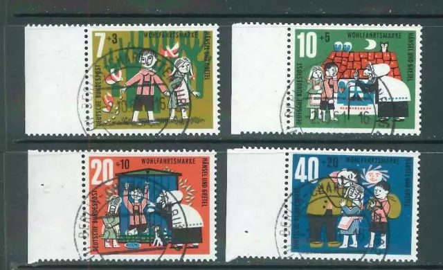 BRD Mi-Nr. 369-372 zentrisch - Vollstempel Berlin-Charlottenburg EST. - Ersttag