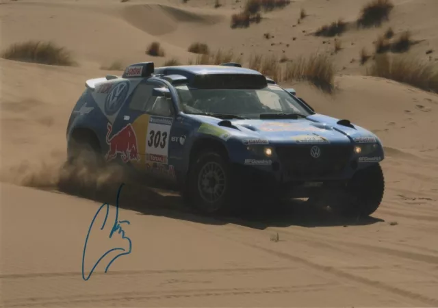 Carlos Sainz "Rallye" Autogramm signed 20x30 cm Bild
