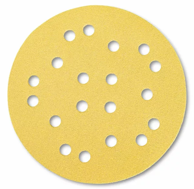 Sanding Discs 125mm - Mirka GOLD GRIP 19 Hole - 100 discs per box P320