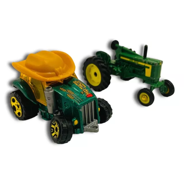 1/64 Ertl John Deere 430 Narrow Front End Tractor Model & Matchbox Max Tractor!