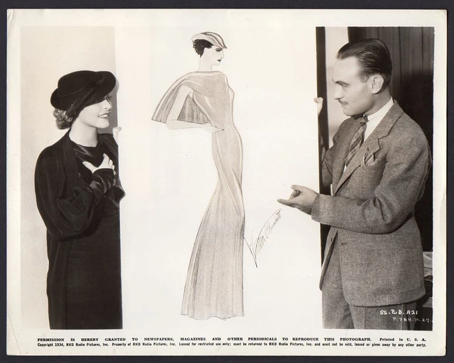 SALLY BLANE & WALTER PLUNKETT costume designer THE SILVER STREAK 1934 Orig Photo SALLY BLANE & WALTER PLUNKETT costume designer THE SILVER STREAK 1934 Orig Photo