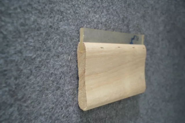1 pc Serigrafía 13 "/ 33cm Escobilla de madera Mango de goma Cuchilla de goma Agua