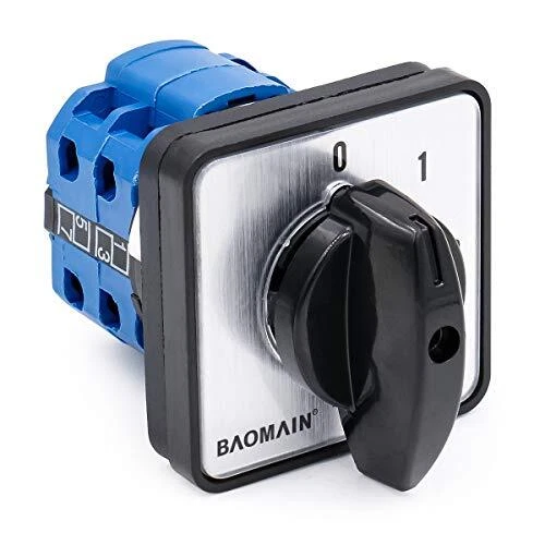 Cam Changeover Switch AC 660V 20A 8 Terminals 5 Position SZW26-20/0-4.2