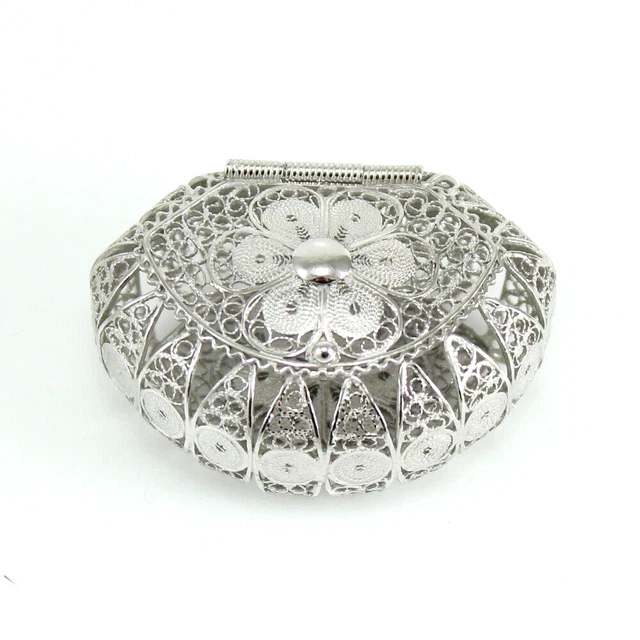 Ancienne Boîte à Bijoux / Chapelet En Micromosaïque - Antiquité Décorative, Bon état Général