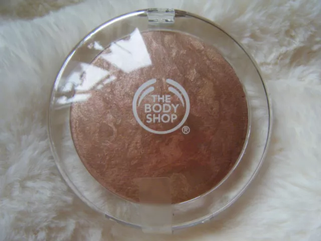 Polvo Prensado Body Shop - Tono Bronceador Brillante 02 Brillo Cálido - Nuevo - Sellado