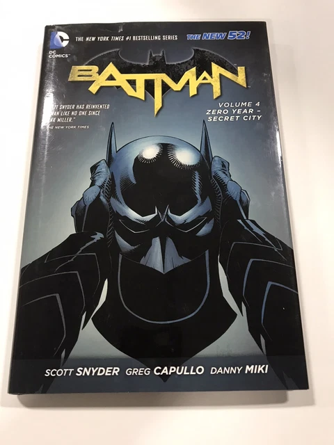 Batman New 52 Vol 4 Zero Year Secret City NM TPB HC Hardcover DC Comics