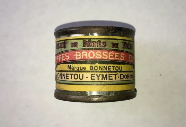 Boite Conserve Pleine Specialite De Pâtes De Foies Gras Truffes Extra Perigord